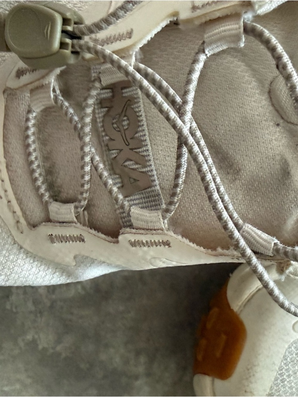 Hoka Women's Sneakers in Light Beige/Cream - Picture 4 of 13